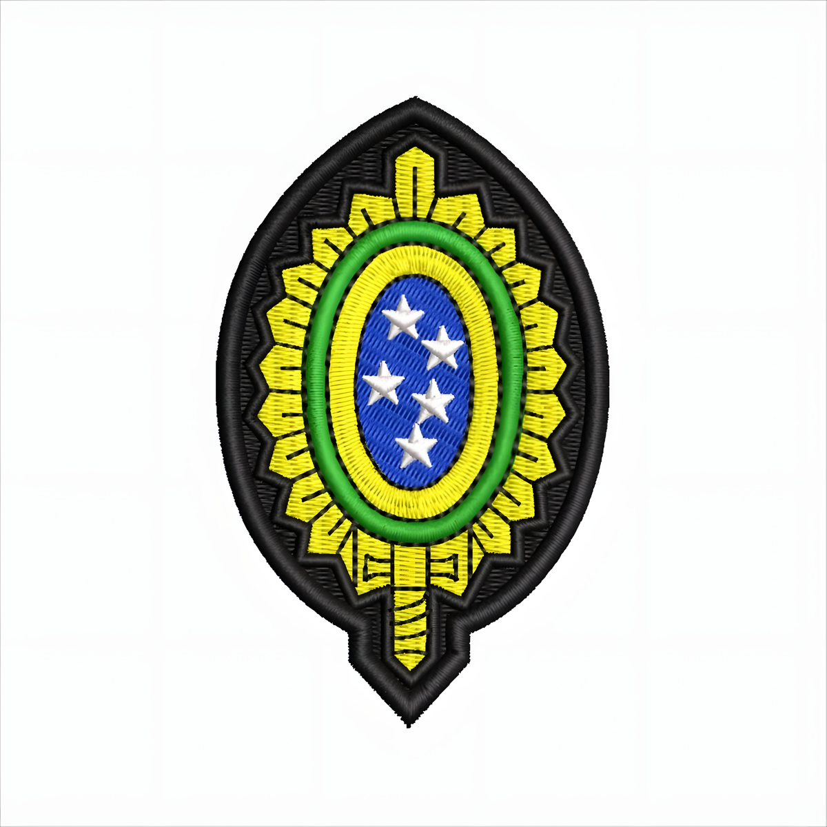 Patch Brasão Exército Brasileiro (modelo02)
