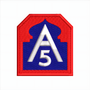 Patch A5 US ARMY