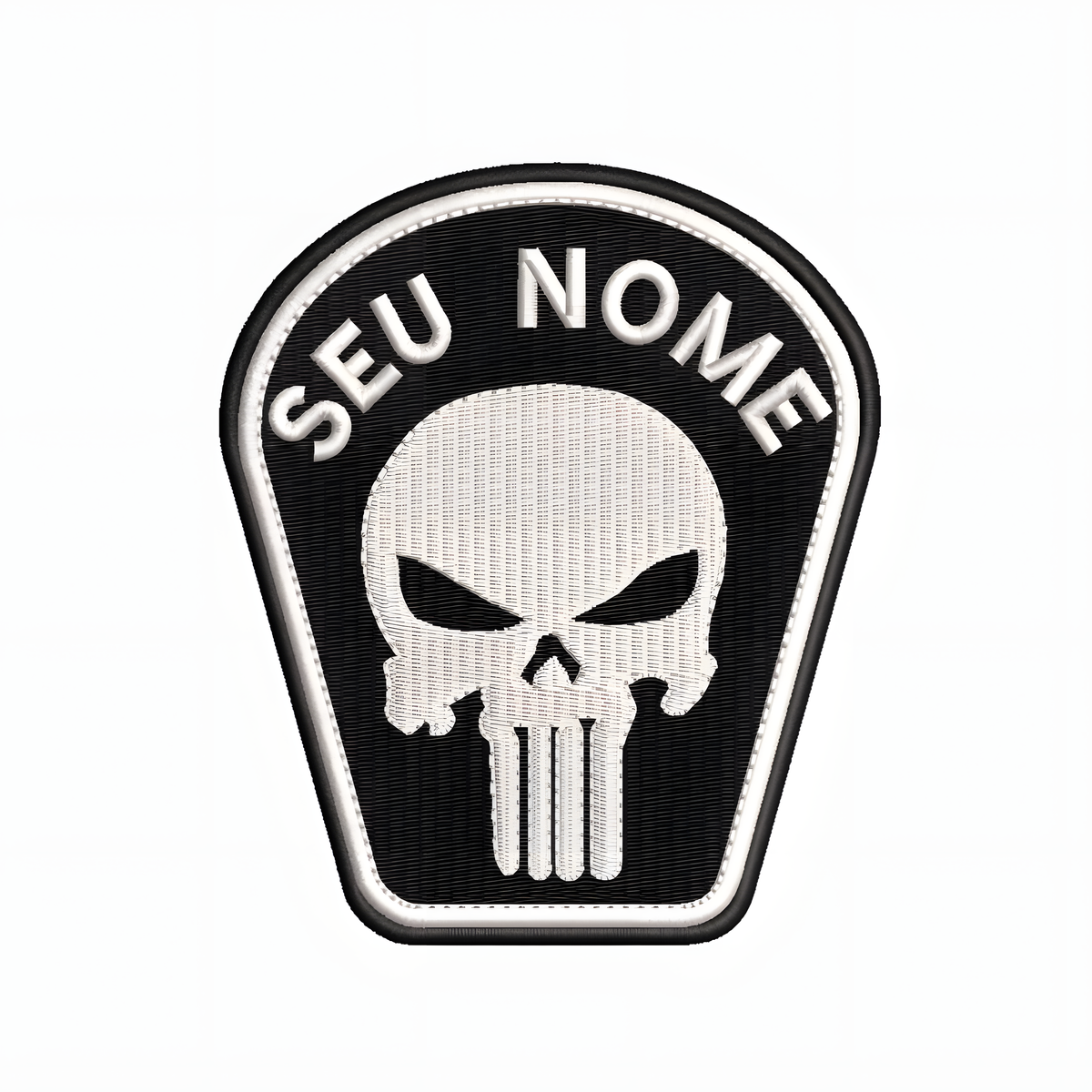 Patch Caveira com seu nome
