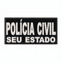 Patch Polícia Civil para costas e com seu estado