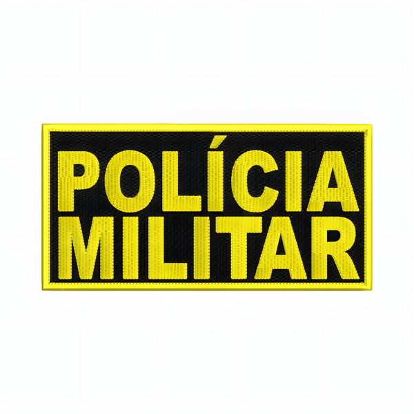 Patch Polícia Militar para costas