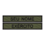 Patch Tarja Exército + Nome de guerra